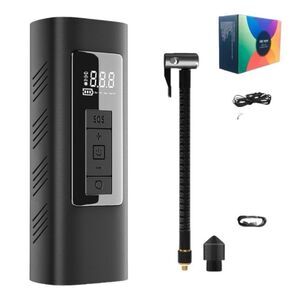 Air Compressor Cordless Tire Inflator Pressure Gauge Car Bike Motorcycle SL4